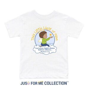This Little Light of Mine T-shirt - Boys Toddler Christian T-shirt (Bi-racial)